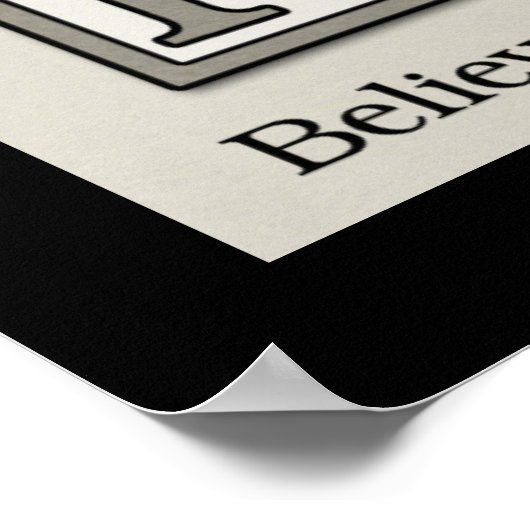 Bouwstenen van HOPE (met grens) Poster (Hoek)