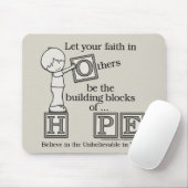 Bouwstenen van HOPE Muismat (Met muis)