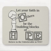 Bouwstenen van HOPE Muismat (Voorkant)