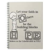 Bouwstenen van HOPE Notitieboek (Voorkant)