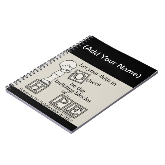 Bouwstenen van HOPE-Personalize Notitieboek (Linkerzijde)