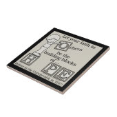 Bouwstenen van HOPE Tegeltje (Zijkant)