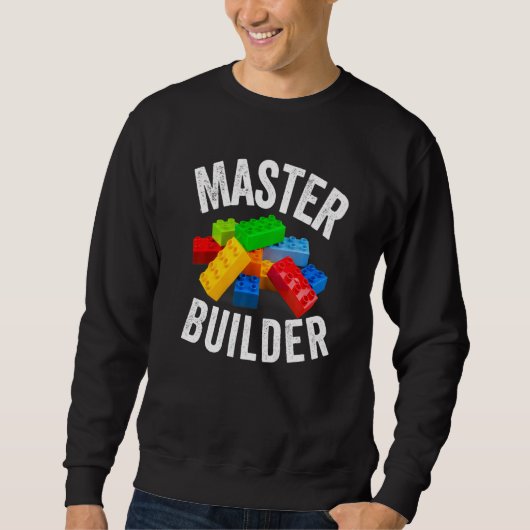 Bouwstenen van Master Builder Brick Builders Speel Trui (Voorkant)