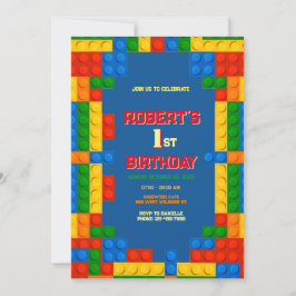 Bouwstenen Verjaardag, 1e bouw Kaart