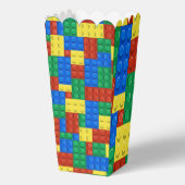 Bouwstenen Verjaardag Uitnodiging, jongens Verjaar Bedankdoosjes (Achterkant)