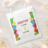 Bouwstenen Verjaardag Uitnodiging, jongens Verjaar Bedankzakje (Geknipt)