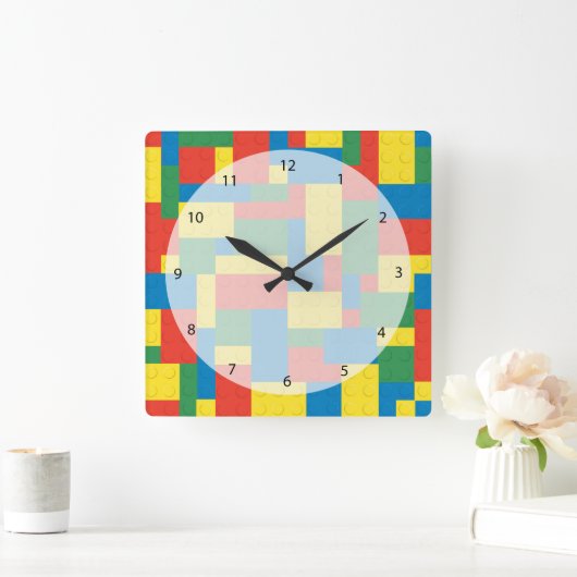 Bouwstenen Vierkante Klok (Huis)