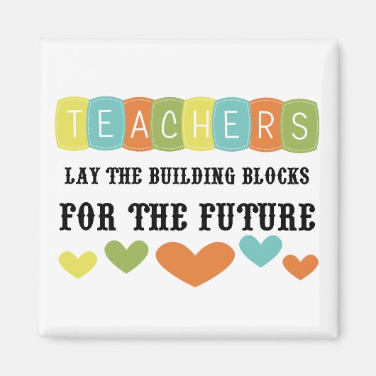 Bouwstenen voor de toekomst magneet (Voorkant)