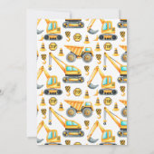 Bouwstortplaats Alles Vrachtwagen 5e verjaardag Kaart (Achterkant)