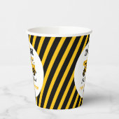 Bouwstortplaats Vrachtwagen Bulldozer Verjaardagsf Papieren Bekers (Links)