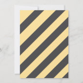 Bouwstortplaats Vrachtwagen Kinder Eerste Verjaard Kaart (Achterkant)