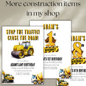 Bouwstortplaats Vrachtwagen Negende Verjaardagsfee Kaart