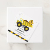 Bouwstortplaatsvrachtwagen Kinder elke leeftijd Ve Bedankjes Labels (In situ)