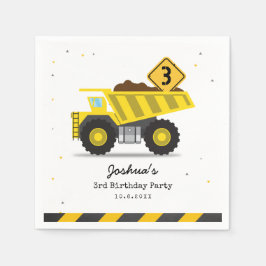 Bouwstortplaatsvrachtwagen Kinder elke leeftijd Ve Servet