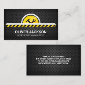 Bouwstroken | Hammer en WFrench Visitekaartje (Voorkant / Achterkant)