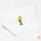 Bouwt Foreman Tshirts en geschenken Ronde Sticker (Envelop)