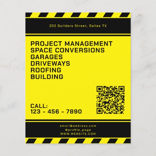 Bouwtape met logo flyer (Achterkant)