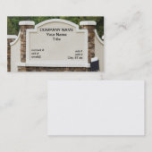 bouwteken visitekaartje (Voorkant / Achterkant)