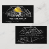 Bouwtekeningen Huis Schema's | Bouwmaterialen Visitekaartje (Voorkant / Achterkant)