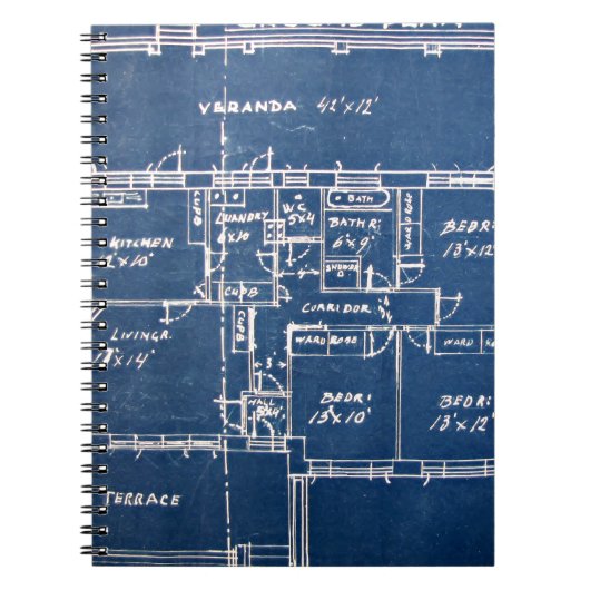 Bouwtekeningen van Huizen Notitieboek (Voorkant)