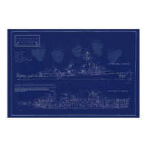 Bouwtekeningen van USS The Sullivans