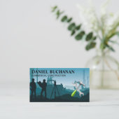 bouwterrein | aannemer visitekaartje (Staand voorkant)