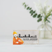 Bouwterrein | Arbeidsholding Visitekaartje (Staand voorkant)