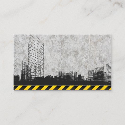 Bouwterrein | Architectuur Visitekaartje (Achterkant)