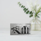 bouwterrein | Bedrijfsgebouwen Visitekaartje (Staand voorkant)