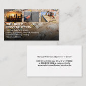 bouwterrein | dakspaan | plaveisel | Werknemers Visitekaartje (Voorkant / Achterkant)