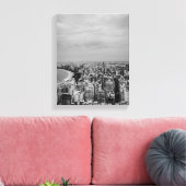Bouwterrein in de buurt van het waterlichaam overd canvas afdruk (Insitu (Woonkamer))