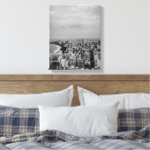 Bouwterrein in de buurt van het waterlichaam overd canvas afdruk (Insitu (Slaapkamer))