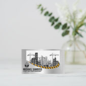 Bouwterrein | Ingenieur | Onroerend goed Visitekaartje (Staand voorkant)