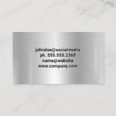 Bouwterrein | Ingenieur | Onroerend goed Visitekaartje (Achterkant)