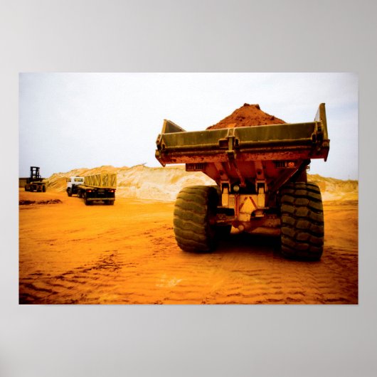 Bouwterrein, Luanda, provincie Luanda Poster (Voorkant)