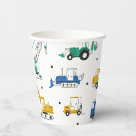 Bouwterrein Papieren Bekers