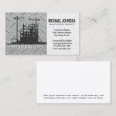 bouwterrein | Staal | aannemer Visitekaartje (Voorkant / Achterkant)