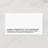 bouwterrein | Vastgoedbouwers Visitekaartje (Achterkant)