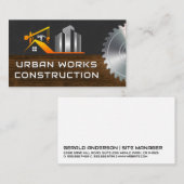 bouwterrein | Vastgoedbouwers Visitekaartje (Voorkant / Achterkant)