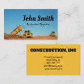 Bouwterrein Visitekaartje (Voorkant / Achterkant)