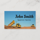 Bouwterrein Visitekaartje (Voorkant)