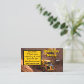 Bouwterrein Visitekaartje (Staand voorkant)