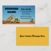 Bouwterrein Visitekaartje (Voorkant / Achterkant)