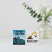 Bouwterrein | Voertuig Visitekaartje (Staand voorkant)