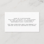 Bouwterrein | Voertuig Visitekaartje (Achterkant)