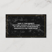 Bouwterrein | Werkvoertuig | Onroerend goed Visitekaartje (Achterkant)