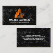 Bouwterrein | Werkvoertuig | Onroerend goed Visitekaartje (Voorkant / Achterkant)