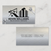 bouwterrein | Wrench Hammer Tools Visitekaartje (Voorkant / Achterkant)