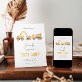 Bouwthema 3e verjaardag uitnodiging