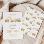 Bouwthema 3e verjaardag uitnodiging